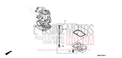 KIT, O.P. CARBURATEUR CRF150RB9 de 2009